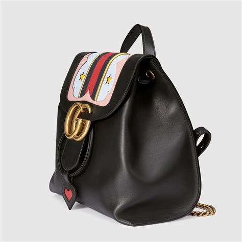 gucci gg marmont medium coi cuori|gucci marmont leather backpack.